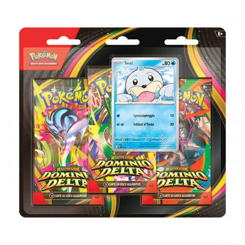 POKEMON Dominio Delta Blister (3 Buste) Gioco di Carte Collezionabili In Box (x cm) In allocazione ITA…x1